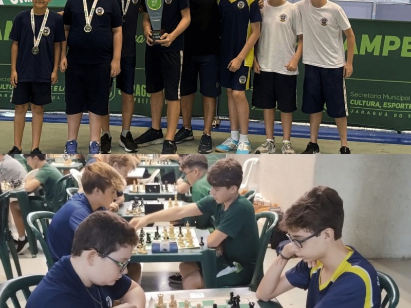 O Xadrez do CEJ marcou presença nos JESC de 12 a 14 anos com muitas conquistas